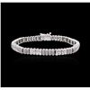 Image 3 : 14KT White Gold 2.82 ctw Diamond Bracelet
