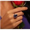 Image 5 : 14KT White Gold 9.35 ctw GIA Certified Tanzanite and Diamond Ring