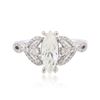 Image 3 : 14KT White Gold 1.16 ctw Diamond Ring