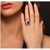 Image 1 : 14KT White Gold 3.03 ctw Sapphire and Diamond Ring