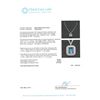 Image 6 : 18KT White Gold 16.60 ctw GIA Certified Aquamarine and Diamond Pendant With Chain