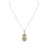 Image 3 : 14KT Rose Gold 31.81 ctw Amethyst and Diamond Pendant With Chain
