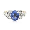 Image 3 : 14KT Yellow Gold 2.85 ctw Sapphire and Diamond Ring