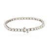 Image 4 : 14KT White Gold 4.87 ctw Diamond Tennis Bracelet