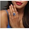 Image 4 : 14KT White Gold 10.16 ctw Tanzanite and Diamond Ring