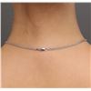 Image 6 : 18KT White Gold Pearl and Diamond Necklace