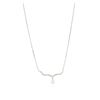 Image 1 : 14KT White Gold 1.63 ctw Diamond Pendant With Chain
