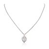 Image 8 : 14KT White Gold 1.63 ctw Diamond Pendant With Chain
