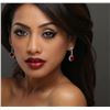 Image 5 : 14KT Yellow Gold 10.00 ctw Ruby and Diamond Earrings