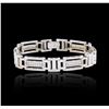 Image 3 : 14KT White Gold 0.52 ctw Diamond Bracelet