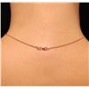 Image 5 : 14KT Rose Gold 3.30 ctw Morganite and Diamond Pendant With Chain