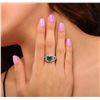 Image 5 : 14KT White Gold 1.65 ctw Emerald and Diamond Ring