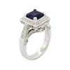 Image 7 : 14KT White Gold 2.47 ctw Sapphire and Diamond Ring