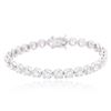 Image 3 : 18KT White Gold 9.67 ctw Diamond Tennis Bracelet