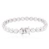 Image 4 : 18KT White Gold 9.67 ctw Diamond Tennis Bracelet