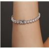 Image 6 : 18KT White Gold 9.67 ctw Diamond Tennis Bracelet