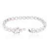Image 7 : 18KT White Gold 9.67 ctw Diamond Tennis Bracelet