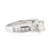 Image 2 : 14KT White Gold 1.95 ctw Diamond Ring