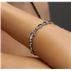 Image 6 : 14KT White Gold 1.72 ctw Multi Gemstone Bracelet