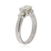 Image 6 : 14KT White Gold 0.80 ctw Diamond Ring