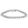 Image 3 : 14KT White Gold 4.10 ctw Diamond Tennis  Bracelet