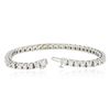 Image 6 : 14KT White Gold 4.10 ctw Diamond Tennis  Bracelet