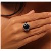 Image 5 : 14KT White Gold 5.04 ctw Sapphire and Diamond Ring