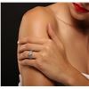 Image 2 : 14KT White Gold 1.43 ctw Diamond Ring