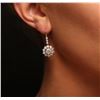 Image 4 : 14KT White Gold 3.72 ctw Diamond Earrings