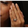 Image 2 : 14KT White Gold 1.43 ctw Diamond Ring