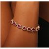Image 5 : 14KT Yellow Gold 13.60 ctw Ruby and Diamond Bracelet