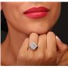 Image 5 : 18KT White Gold 3.09 ctw Diamond Ring