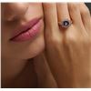 Image 2 : 14KT Rose Gold 1.63 ctw Tanzanite and Diamond Ring