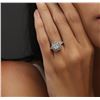 Image 6 : 14KT White Gold 0.95 ctw Diamond Ring