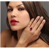 Image 6 : 14KT Yellow Gold 5.42 ctw Ruby and Diamond Ring