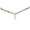Image 4 : 14KT Yellow Gold 32.94 ctw Rough Diamond Necklace With Charm