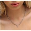 Image 5 : 14KT Yellow Gold 32.94 ctw Rough Diamond Necklace With Charm