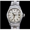 Image 4 : Ladies Stainless Steel Rolex Vintage Wristwatch