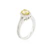 Image 6 : 14KT Two-Tone Gold 1.17 ctw Diamond Engagement Ring