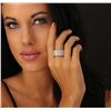 Image 1 : 18KT White Gold 5.63 ctw Diamond Ring