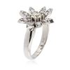Image 6 : 14KT White Gold 0.68 ctw Diamond Ring