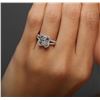 Image 5 : 18KT White Gold 0.71 ctw Diamond Ring