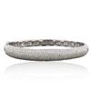 Image 3 : 14KT White Gold 3.44 ctw Diamond Bangle Bracelet
