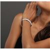 Image 6 : 14KT White Gold 3.44 ctw Diamond Bangle Bracelet