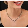 Image 1 : 14KT White and Yellow Gold 8.84 ctw Diamond Necklace