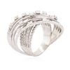 Image 7 : 14KT White Gold 1.31 ctw Diamond Ring