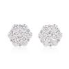 Image 3 : 14KT White Gold 1.68 ctw Diamond Earrings