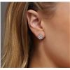 Image 6 : 14KT White Gold 1.68 ctw Diamond Earrings