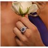 Image 5 : 14KT Two-Tone Gold 1.58 ctw Tanzanite and Diamond Ring