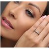 Image 2 : 18KT White Gold 0.39 ctw Diamond Ring